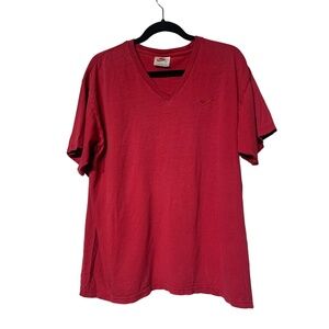 VINTAGE | Nike V-Neck Red Tee - Made in the US‎ - Sz Large